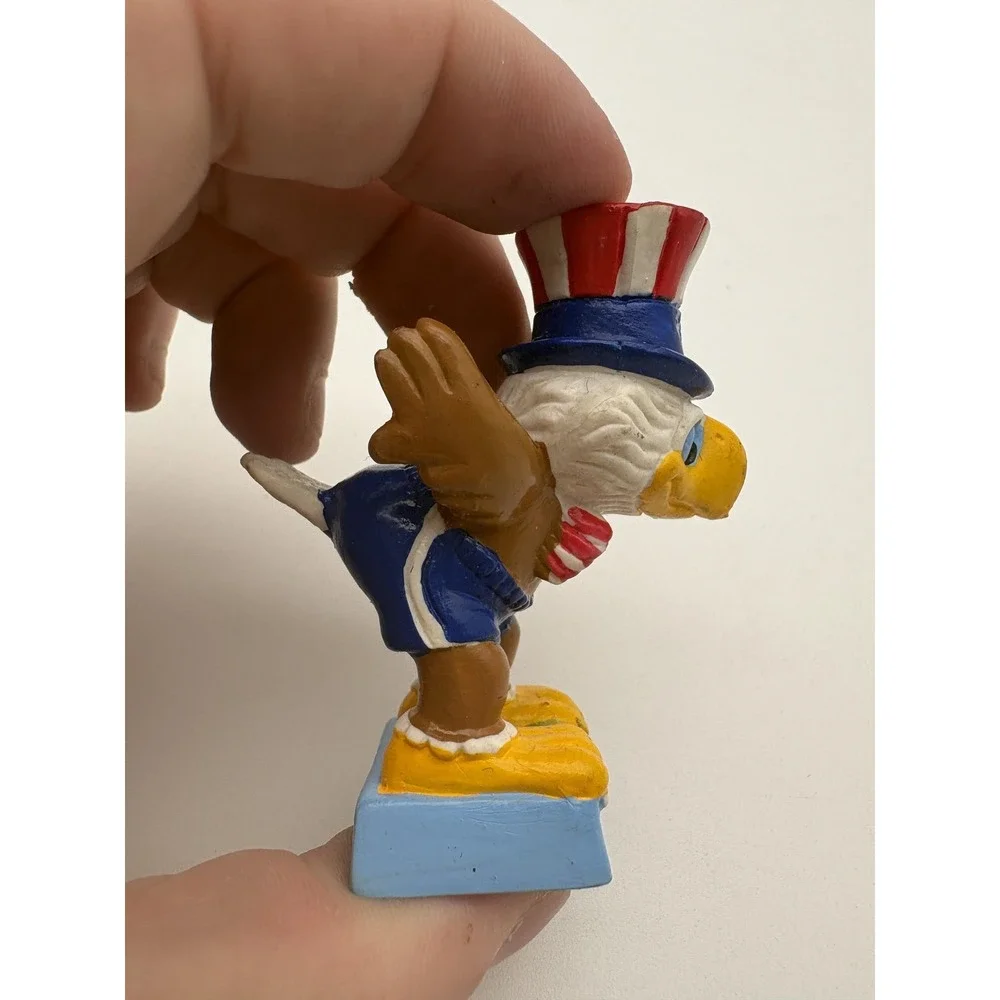 Vintage 1984 LA Olympics‎ Sam Mascot Figurine One Size Multi Color Berrie